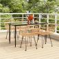 Preview: ARDEBO.de - 5-tlg. Garten-Essgruppe Poly Rattan