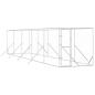 Preview: Outdoor-Hundezwinger Silbern 2x10x2 m Verzinkter Stahl