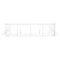 Preview: Outdoor-Hundezwinger Silbern 8x8x2 m Verzinkter Stahl