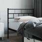 Preview: ARDEBO.de - Ersatz-Kopfteil Metall Schwarz 75 cm