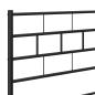 Preview: Ersatz-Kopfteil Metall Schwarz 75 cm