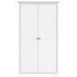 Preview: Kleiderschrank BODO Weiß 99x53,5x173 cm Massivholz Kiefer
