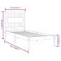 Preview: Massivholzbett Kiefer 90x200 cm