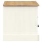 Preview: TV-Schrank VIGO Weiß 106x40x40 cm Massivholz Kiefer