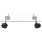 Preview: Pflanzenroller 4 Stk. 35x35 cm Hartglas Quadratisch