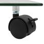 Preview: Pflanzenroller 4 Stk. 35x35 cm Hartglas Quadratisch