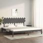 Preview: ARDEBO.de - Massivholzbett Grau 200x200 cm