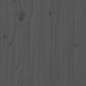 Preview: Massivholzbett Grau 200x200 cm