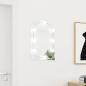 Preview: ARDEBO.de - Spiegel mit LED-Leuchten 60x40 cm Glas Bogenförmig