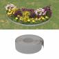 Preview: ARDEBO.de - Rasenkanten 4 Stk. Grau 10 m 15 cm Polyethylen