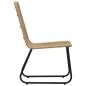 Preview: 5-tlg. Garten-Essgruppe Poly Rattan und Glas