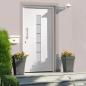 Preview: ARDEBO.de - Haustür Aluminium und PVC Weiß 110x210 cm