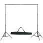 Preview: Fotohintergrund-System 600 x 300 cm Schwarz