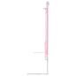 Preview: Kleinkind-Bettschutzgitter Rosa 100x25 cm Stoff