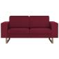 Preview: 2-Sitzer-Sofa Stoff Weinrot