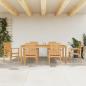 Preview: ARDEBO.de - 7-tlg. Garten-Essgruppe Massivholz Teak