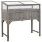 Preview: ARDEBO.de - Hochbeet mit Gewächshaus 110x54x120 cm Massivholz Tanne