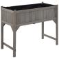 Preview: Hochbeet mit Gewächshaus 110x54x120 cm Massivholz Tanne