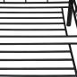 Preview: Tagesbett-Rahmen Schwarz Metall 90×200 cm