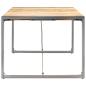 Preview: Esstisch 200x100x75 cm Raues Mango-Massivholz