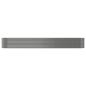 Preview: Hochbeet Grau 554x100x68 cm Pulverbeschichteter Stahl