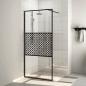 Preview: ARDEBO.de - Duschwand für Begehbare Dusche mit Klarem ESG Glas 115x195 cm
