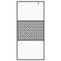 Preview: Duschwand für Begehbare Dusche mit Klarem ESG Glas 115x195 cm