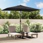 Preview: ARDEBO.de - Sonnenschirm mit Metall-Mast 300x200 cm Anthrazit
