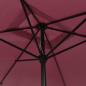 Preview: Sonnenschirm mit Metall-Mast 300x200 cm Bordeauxrot