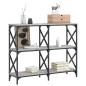 Preview: Konsolentisch Grau Sonoma 100x28x80,5 cm Holzwerkstoff