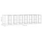 Preview: Outdoor-Hundezwinger Verzinkter Stahl 16,94 m²