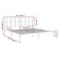 Preview: Massivholzbett Grau Kiefer 200x200 cm