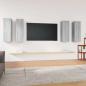 Preview: ARDEBO.de - TV-Schränke 4 Stk. Grau Sonoma 30,5x30x90 cm Holzwerkstoff