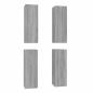 Preview: TV-Schränke 4 Stk. Grau Sonoma 30,5x30x90 cm Holzwerkstoff