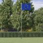 Preview: ARDEBO.de - Europaflagge mit Mast 6,08 m Aluminium