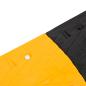 Preview: Bodenschwellen 5 Stk. Gelb & Schwarz 97x32,5x4 cm Gummi