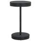 Preview: 3-tlg. Gartenbar-Set Schwarz Poly Rattan & Massivholz Akazie