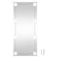 Preview: Wandspiegel mit LED-Leuchten 50x100 cm Glas Rechteckig