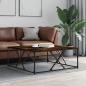 Preview: ARDEBO.de - Couchtisch Räuchereiche 100x100x40 cm Holzwerkstoff