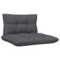 Preview: 2-Sitzer-Gartensofa mit Anthrazit Kissen Massivholz Kiefer