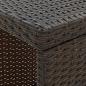 Preview: 5-tlg. Gartenbar-Set mit Kissen Poly Rattan Braun