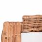 Preview: 3-Sitzer Gartensofa Natürliches Rattan