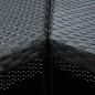 Preview: 8-tlg. Gartenbar-Set mit Kissen Poly Rattan Schwarz