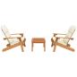 Preview: 3-tlg. Garten-Lounge-Set Adirondack Massivholz Akazie