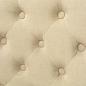 Preview: Esszimmerstühle 4 Stk. Cremeweiß Stoff