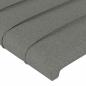 Preview: Kopfteil mit Ohren Dunkelgrau 103x16x78/88 cm Stoff