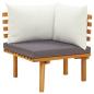 Preview: 8-tlg. Garten-Lounge-Set mit Kissen Massivholz Akazie