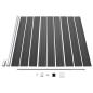 Preview: Zaunelement Set WPC 526x186 cm Schwarz