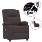 Preview: Massagesessel Elektrisch Dunkelbraun Stoff