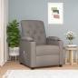 Preview: ARDEBO.de - Massagesessel Taupe Stoff